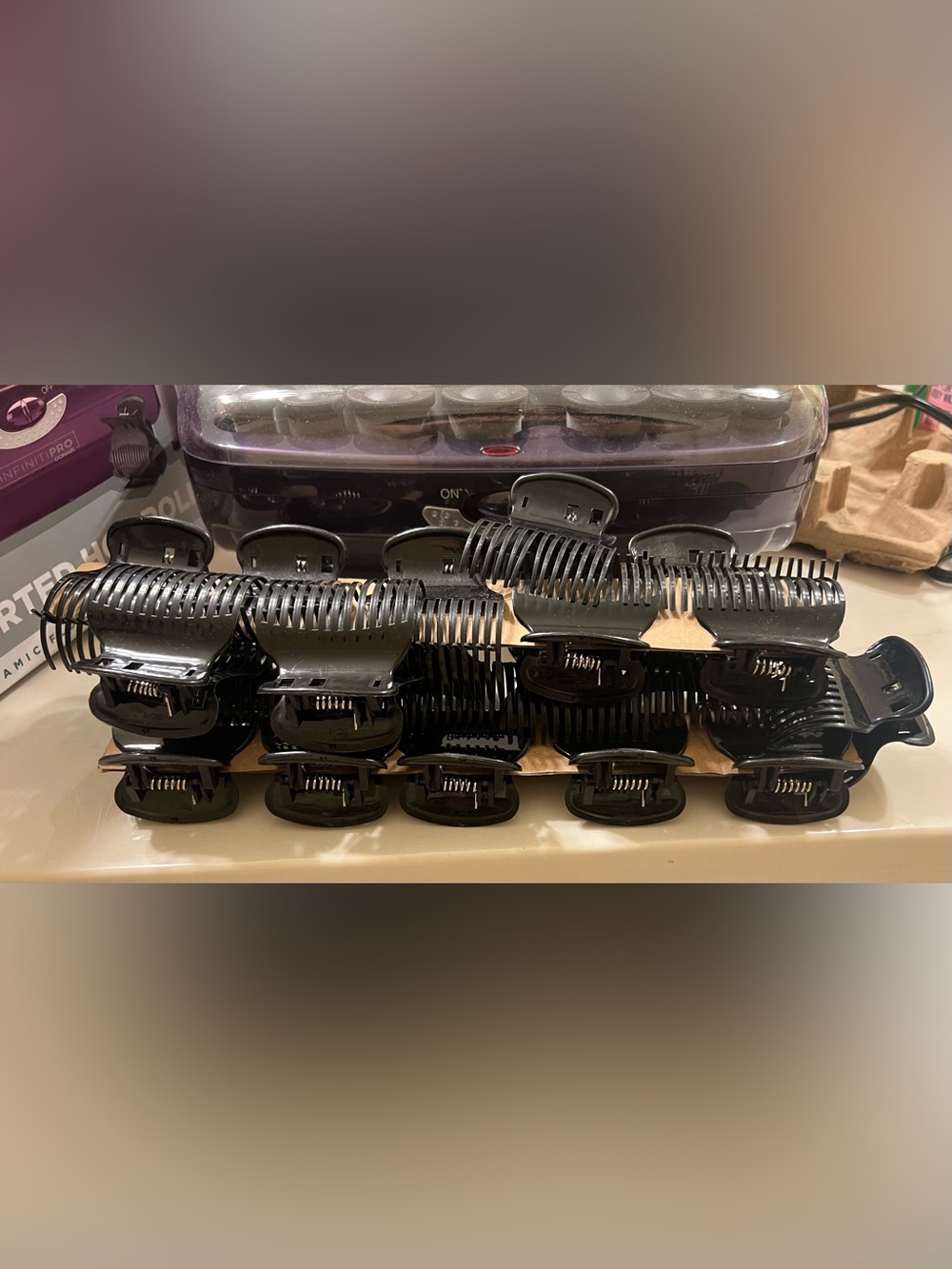 InfinitiPro by Conair Instant Heat Ceramic Flocked Rollers, Multi-Size, 20 Ct - Picture 5 of 7